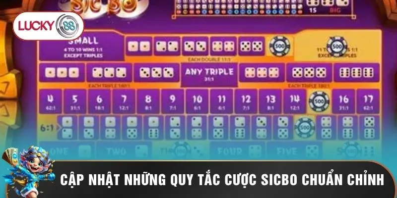 Cập nhật những quy tắc cược sicbo chuẩn chỉnh
