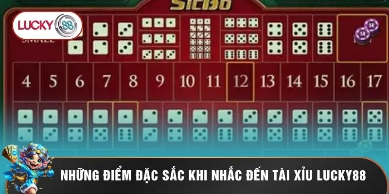 Những điểm đặc sắc khi nhắc đến tài xỉu Lucky88