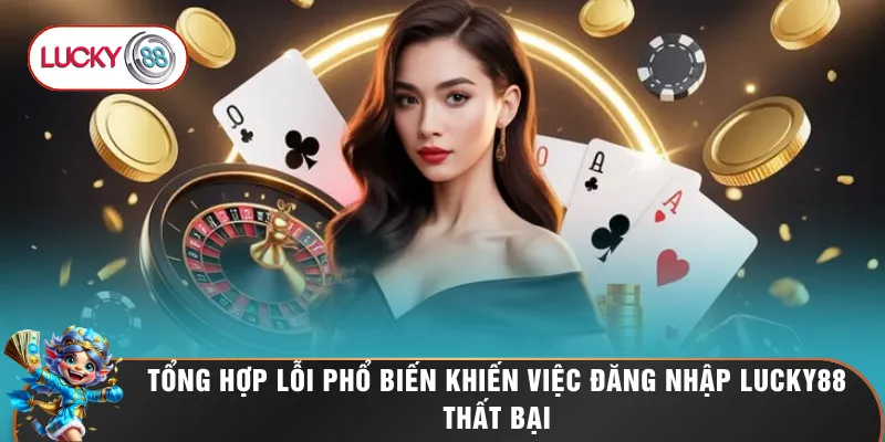 Tổng hợp lỗi phổ biến khiến việc đăng nhập LUCKY88 thất bại