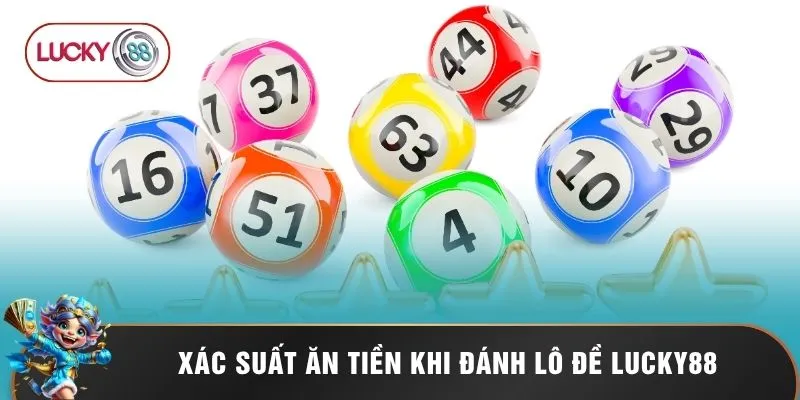 Xác suất ăn tiền khi đánh lô đề Lucky88